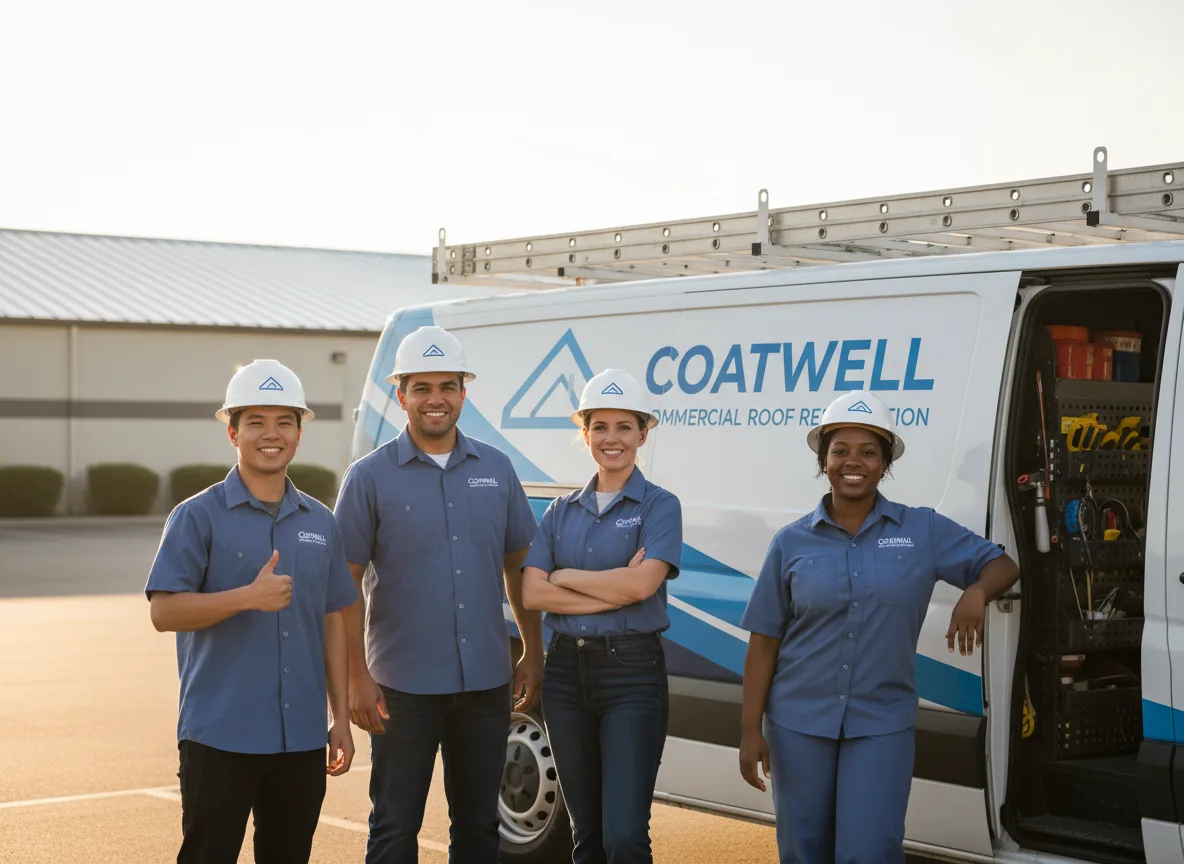 Commercial roof coating company in Broaddus, TX